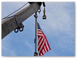 Flag on the Tow Truck